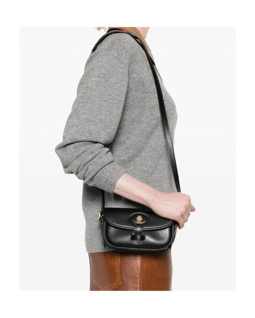Bally Black Leather Crossbody Bag