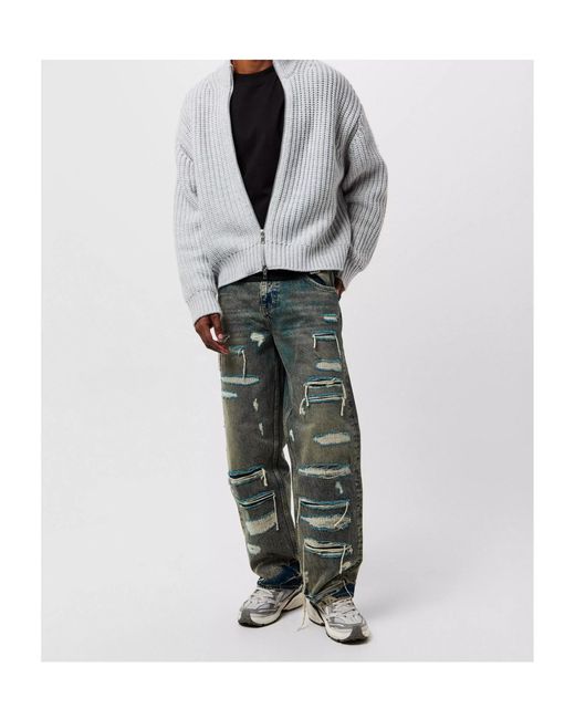 Represent Gray Jeans for men