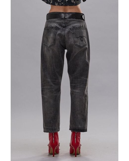 R13 Black X-Boyfriend Jeans