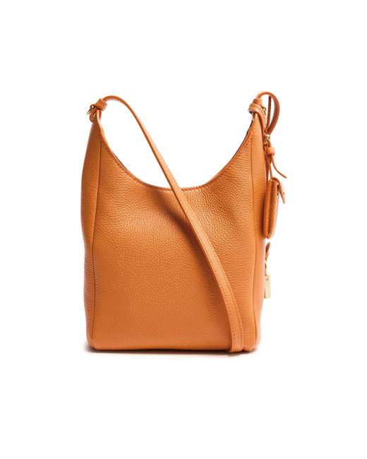 Miu Miu Orange Leather Shoulder Bag