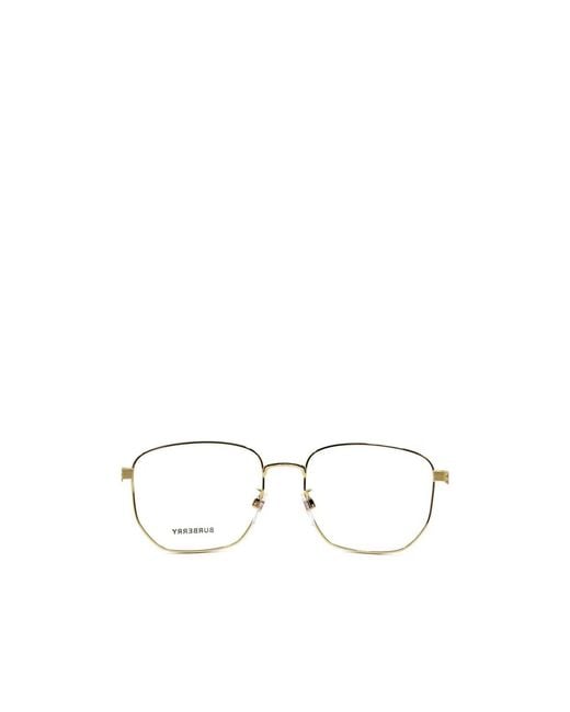 Burberry White Square-Frame Sunglasses for men