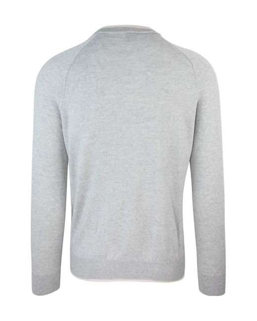 Eleventy Gray Crewneck Knitwear for men