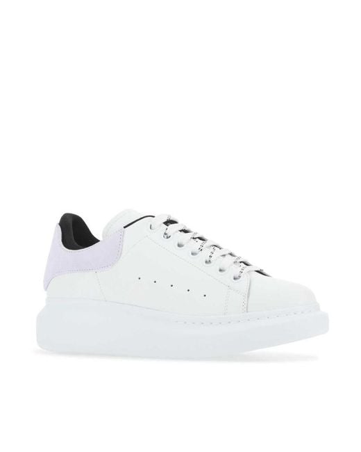 McQueen White Oversized Low-Top Sneakers