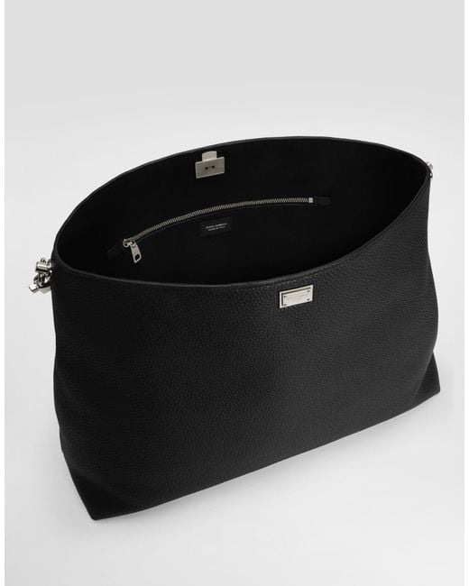 Dolce & Gabbana Black Vittoria Shoulder And Crossbody Bag for men