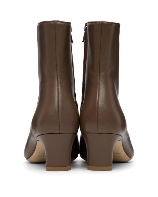 Staud Brown Wally Ankle Boots