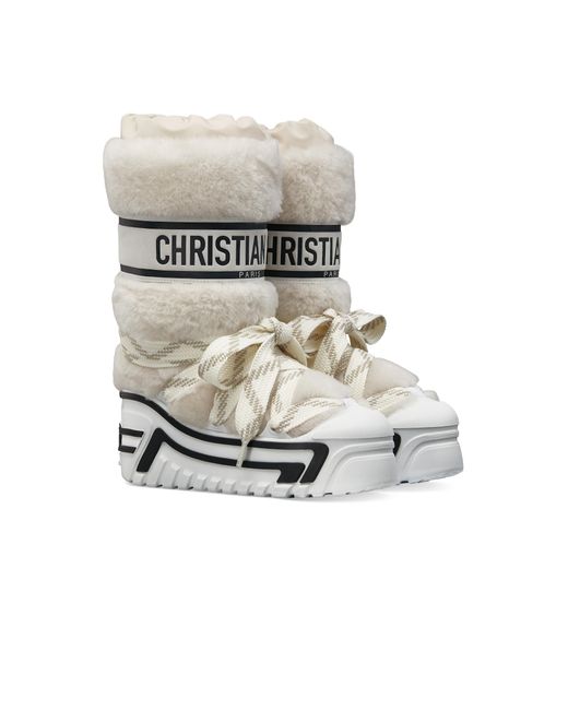 Dior White Alps Après-Ski Boot