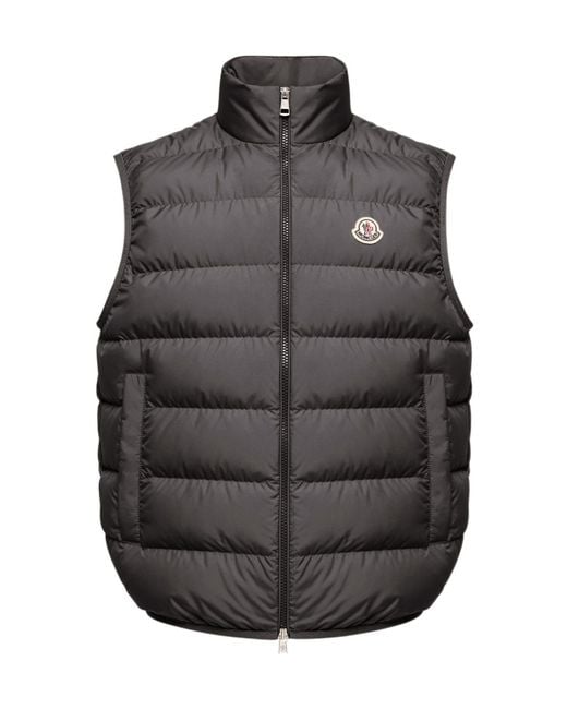 Moncler Gray Contrin Down Vest for men
