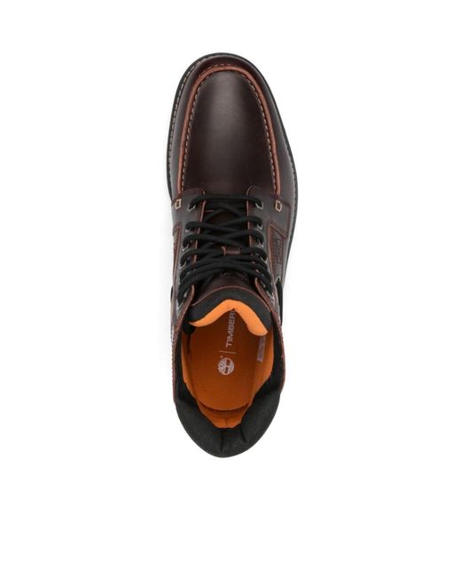 Timberland Brown Laced Boots for men