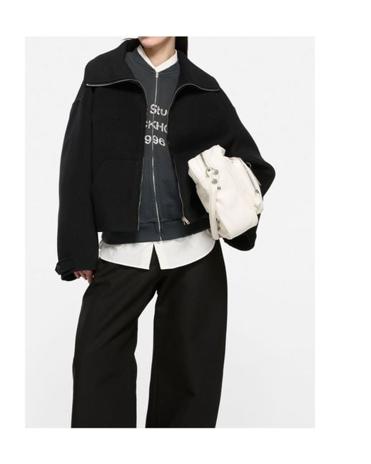 Acne Black Zip-Up Jacket