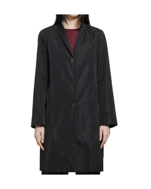 Jil Sander Blue Long-Sleeved Coat