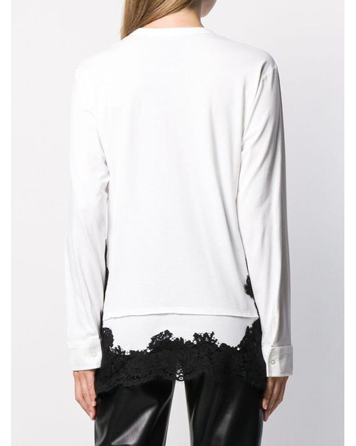 Philosophy Di Lorenzo Serafini White Logo Details T-Shirt