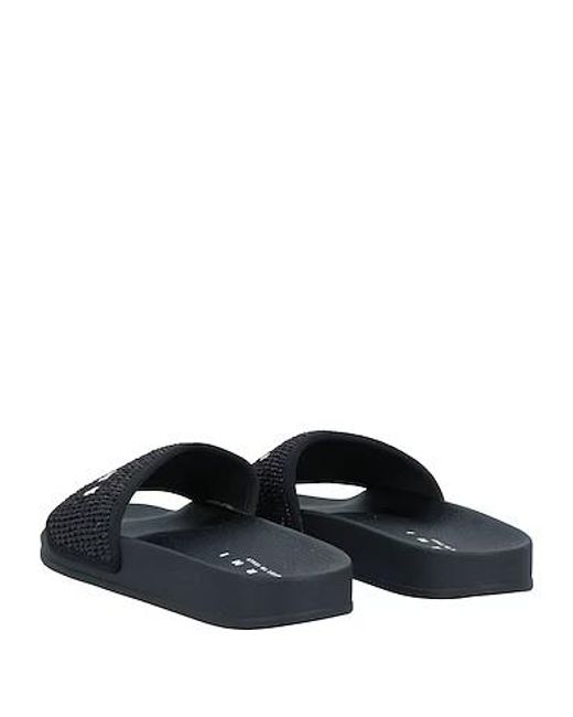 Marni Black Stylish And Versatile Slippers