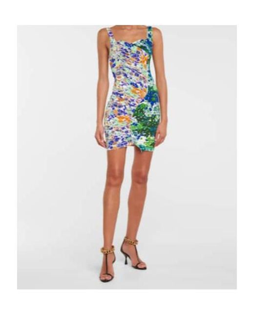Stella McCartney Blue Maeve Printed Minidress
