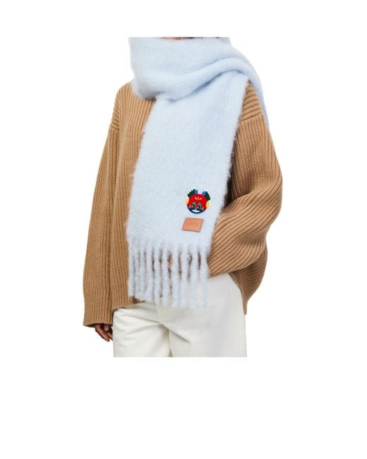 Loewe White Scarf