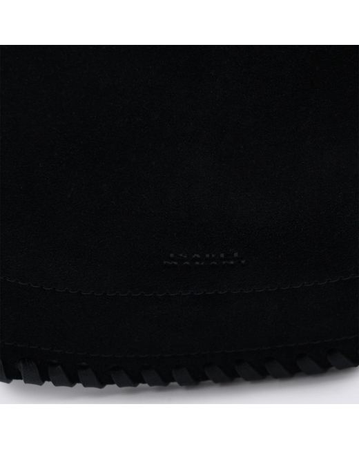 Isabel Marant Black Oskan Zipped Crossbody Bag