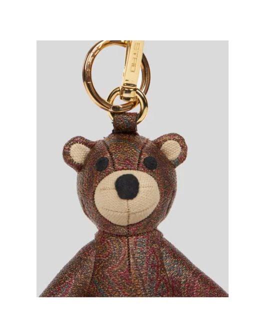 Etro Brown Arnica Bear Charm