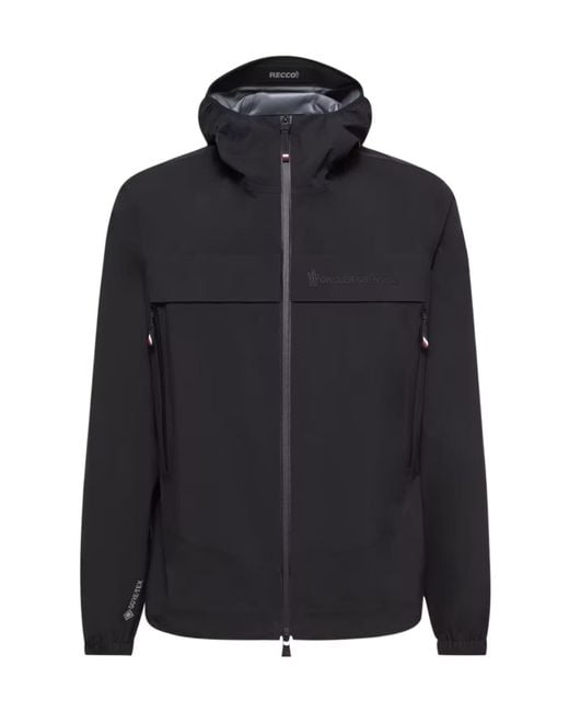 Moncler Blue Grenoble Shipton Hooded Shell Jacket for men