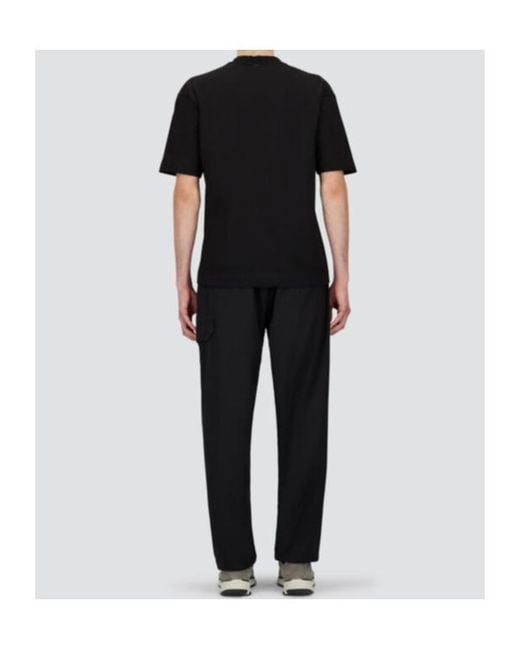 Herno Black Pleated Cargo Pants for men