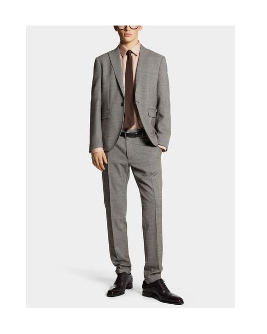 DSquared² Gray Two-Piece Single-Breasted Suit for men