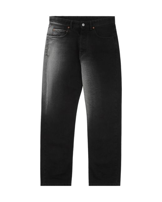 MM6 by Maison Margiela Black Straight-Leg Jeans for men