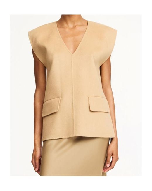 By Malene Birger Natural Cilia Knitted Vest
