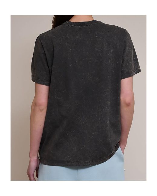 Ganni Black Future Heavy Jersey Oversized T-Shirt