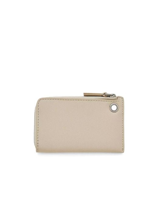 Marc Jacobs Natural Zipper Coin Purse