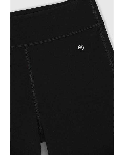 Anine Bing Black Rhea High-Waisted Leggings