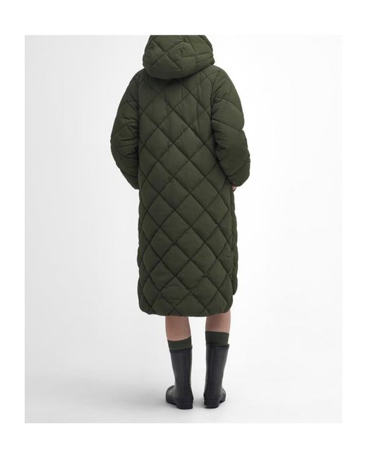 Barbour Green Hooded Cotton Jacket