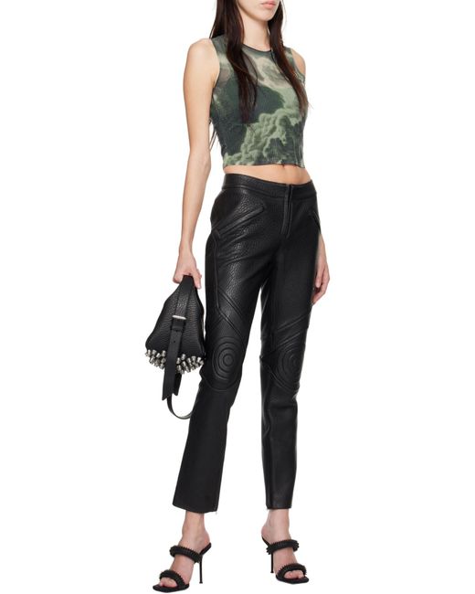 Alexander Wang Black Julie Tubular Sandals