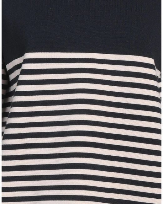 Max Mara Black Striped Knit Top
