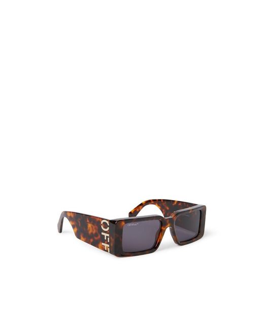Off-White c/o Virgil Abloh White Milano Rectangle Frame Sunglasses for men