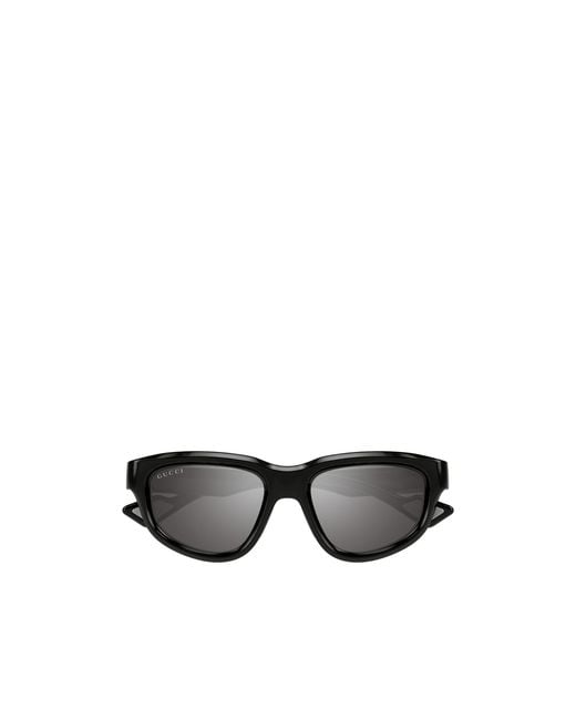 Gucci White Eyewear Square Frame Sunglasses for men