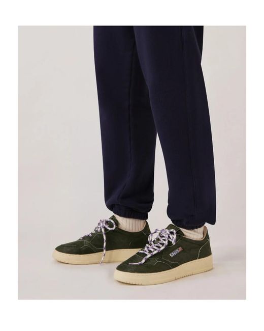 Autry Green Medalist Low-Top Sneakers