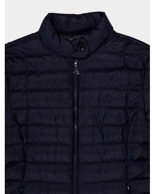 Moncler Blue Igle Zip-Up Padded Jacket