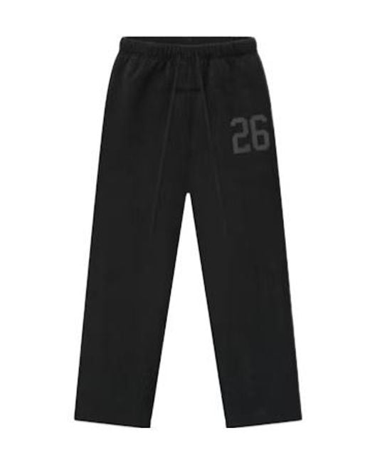 Fear Of God Black Heavy Fleece Tearaway Sweatpants for men