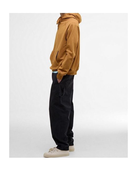 Barbour Brown X Noah Logo Embroidered Drawstring Hoodie for men