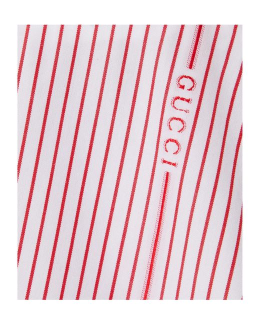 Gucci Pink Cotton Fil Coupé Skirt