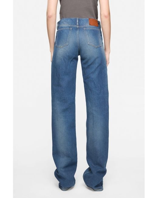 Acne Blue High-Waisted Jeans
