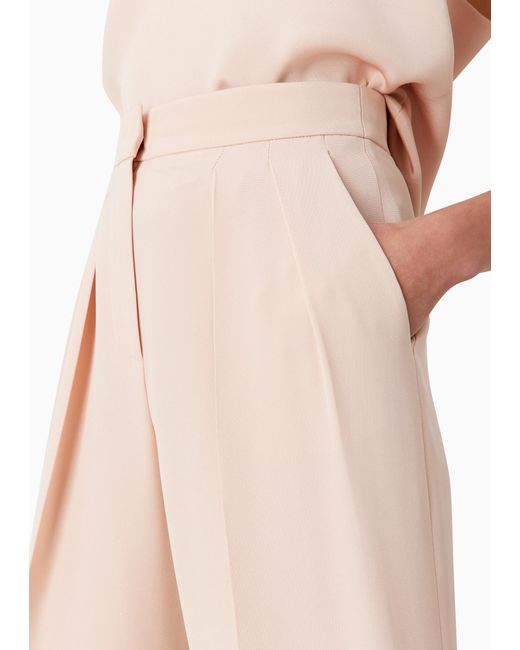Giorgio Armani Natural Mid Rise Glitter Detailed Trousers