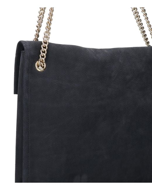 Orciani Black Dual-Handle Shoulder Bag
