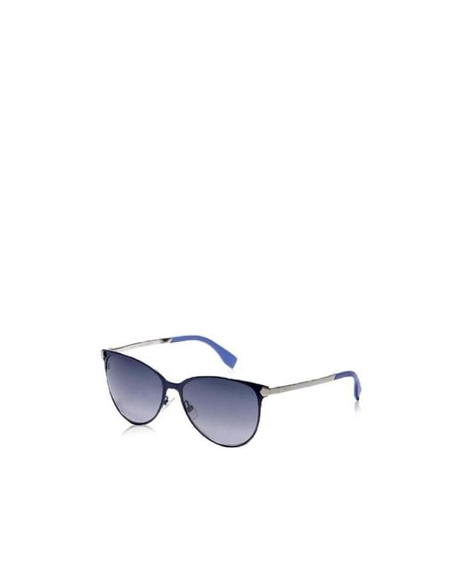 Fendi Blue Logo Details Sunglasses