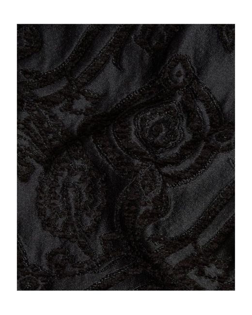 Etro Black Silk Jacquard Blazer