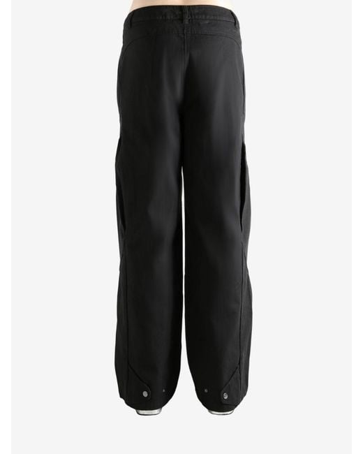 PUMA Gray Wide-Leg Trousers for men