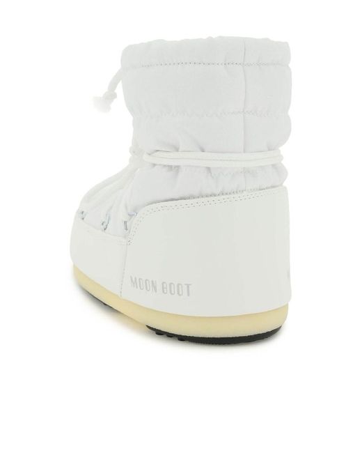 Moon Boot White Logo Ski Boots
