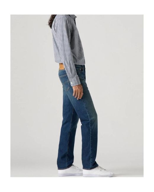 Levi's Blue 511 Logo Patch Slim-Fit Jeans for men