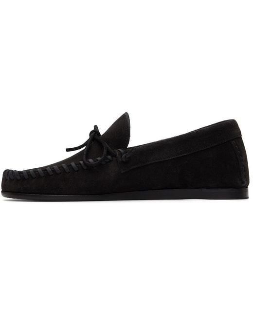 Isabel Marant Black Fitzo Loafers for men
