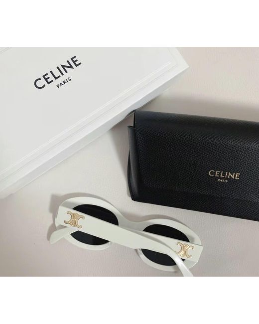 Céline White Triomphe 01 Sunglasses