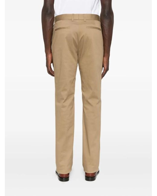Etro Natural Raw-Edge Cotton Trousers for men