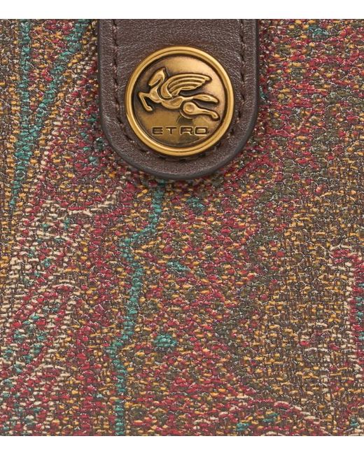 Etro Multicolor Arnica Pegaso-Detail Wallet